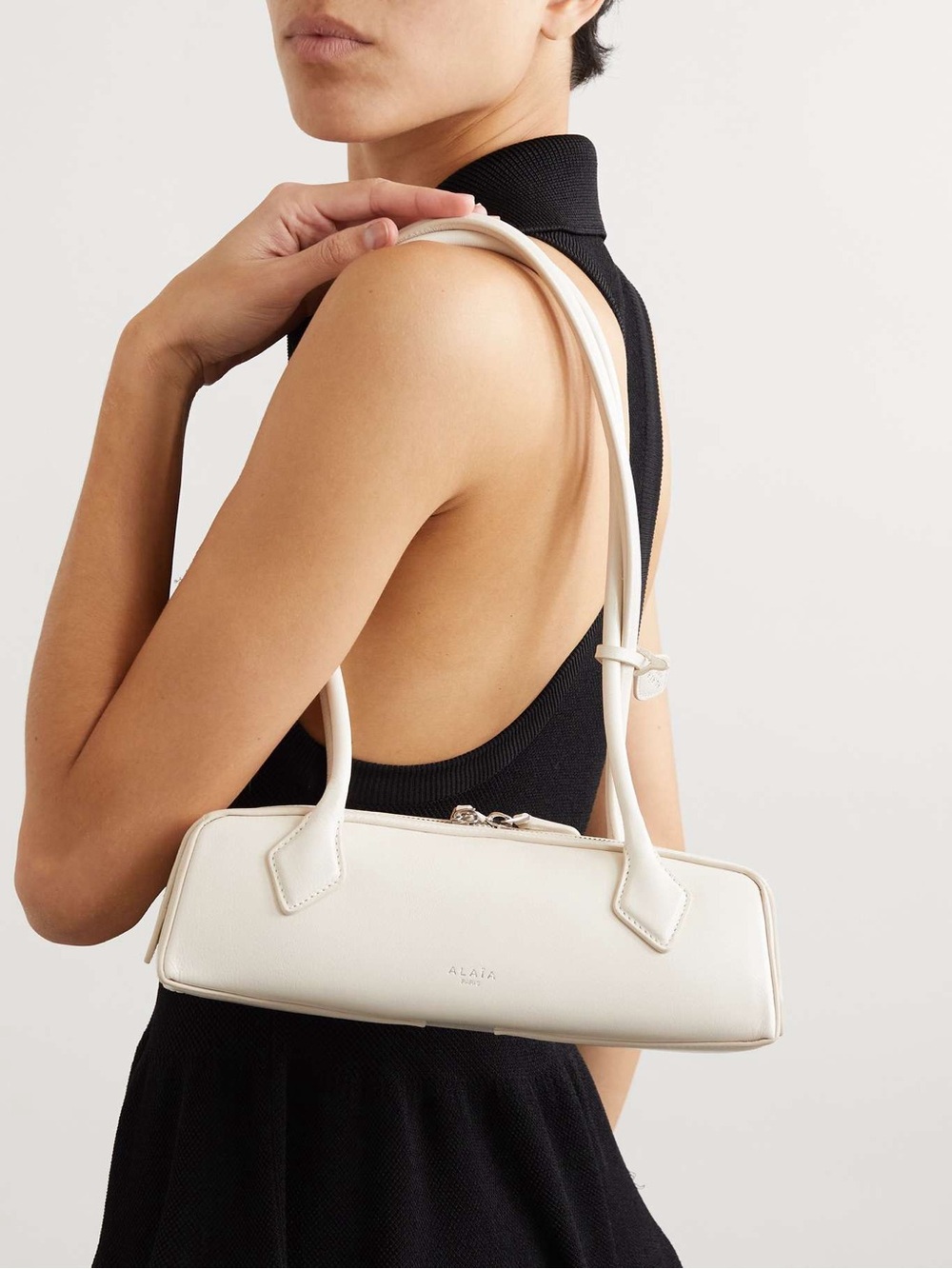 Alaia NEW LE TECKEL MEDIUM BAG IN GOATSKIN